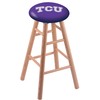 Holland Bar Stool Co Oak Bar Stool, Natural Finish, TCU Seat RC30OSNat